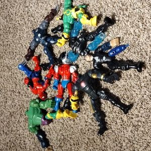 Miscellaneous super hero mashers pieces